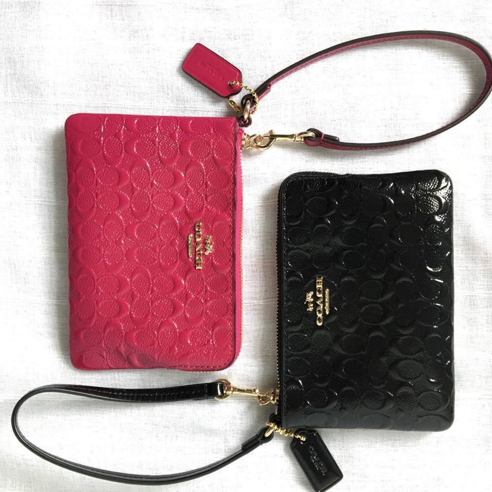 Matching Coach Wristlet Bundle